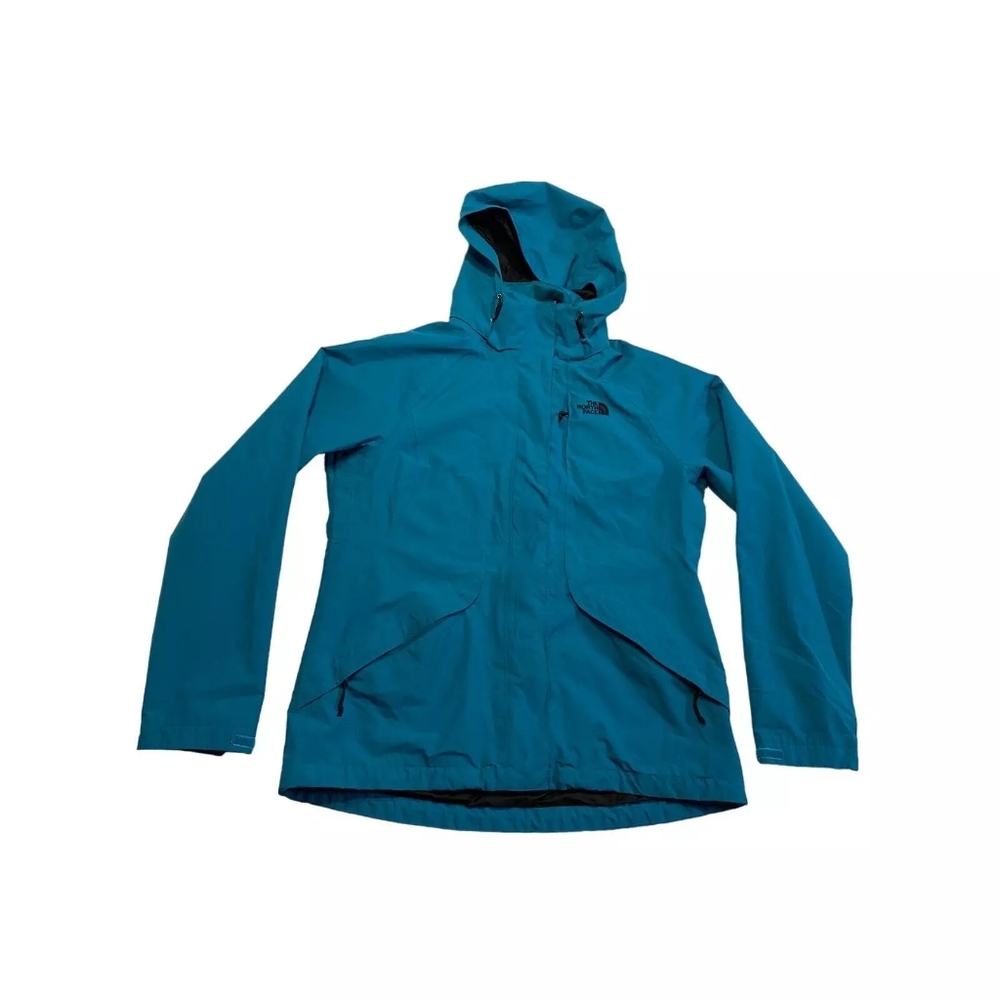 The North Face Boundary Triclimate 3in1 Outer Shell Jacket Teal Blue Womens Med